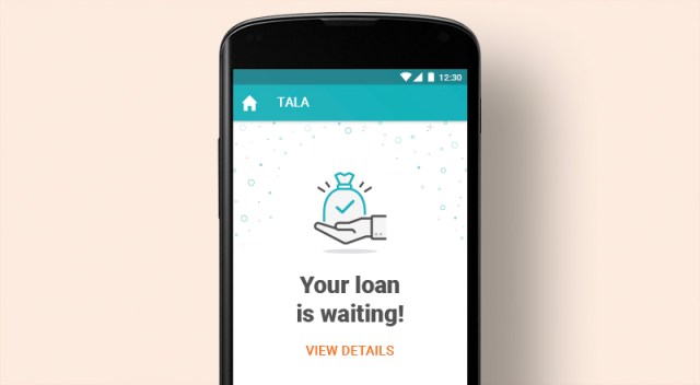 Tala App approval screen