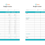 A budget tracker to help you save money!